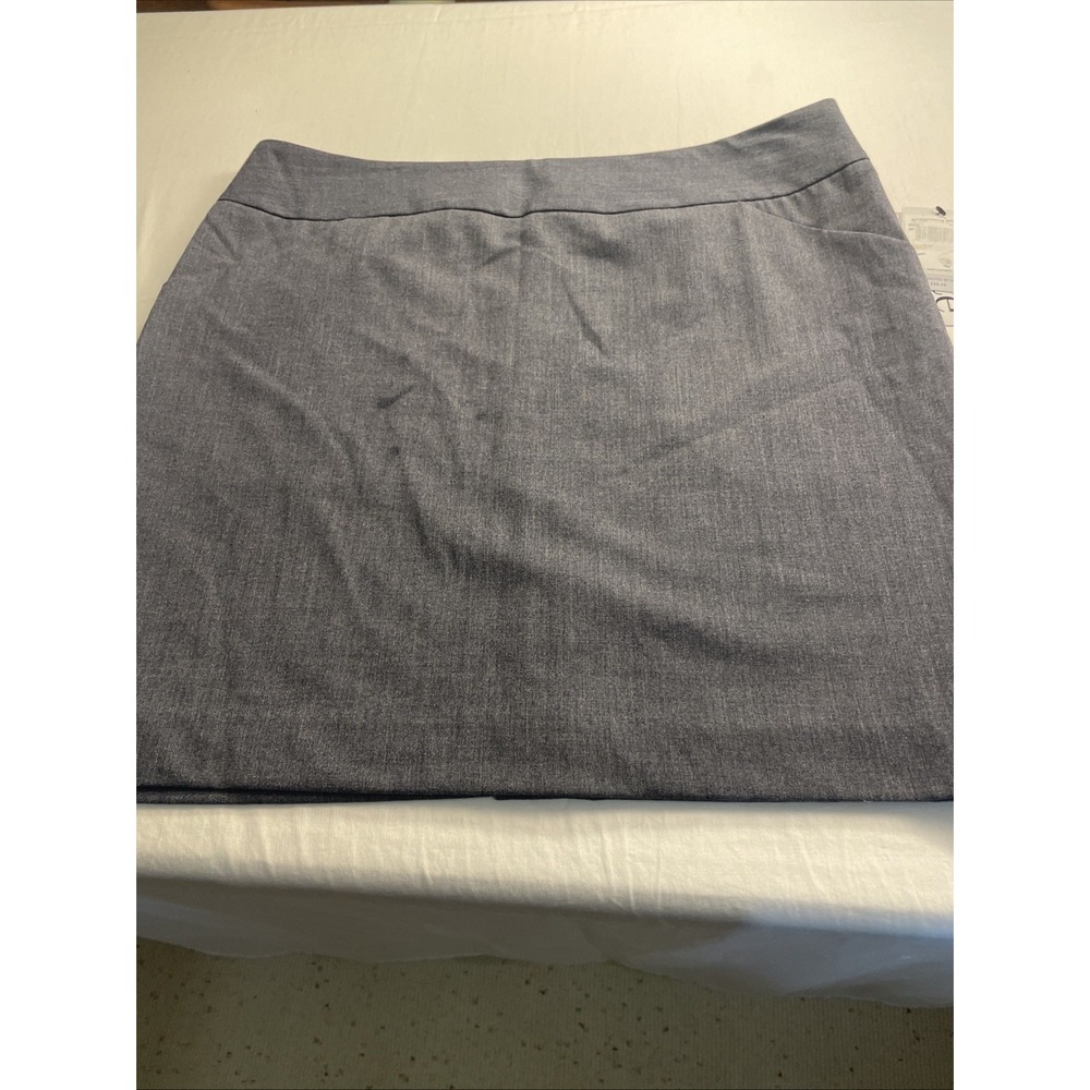 Amanda And Chelsea Gray Skirt Size 12 P New With Tags